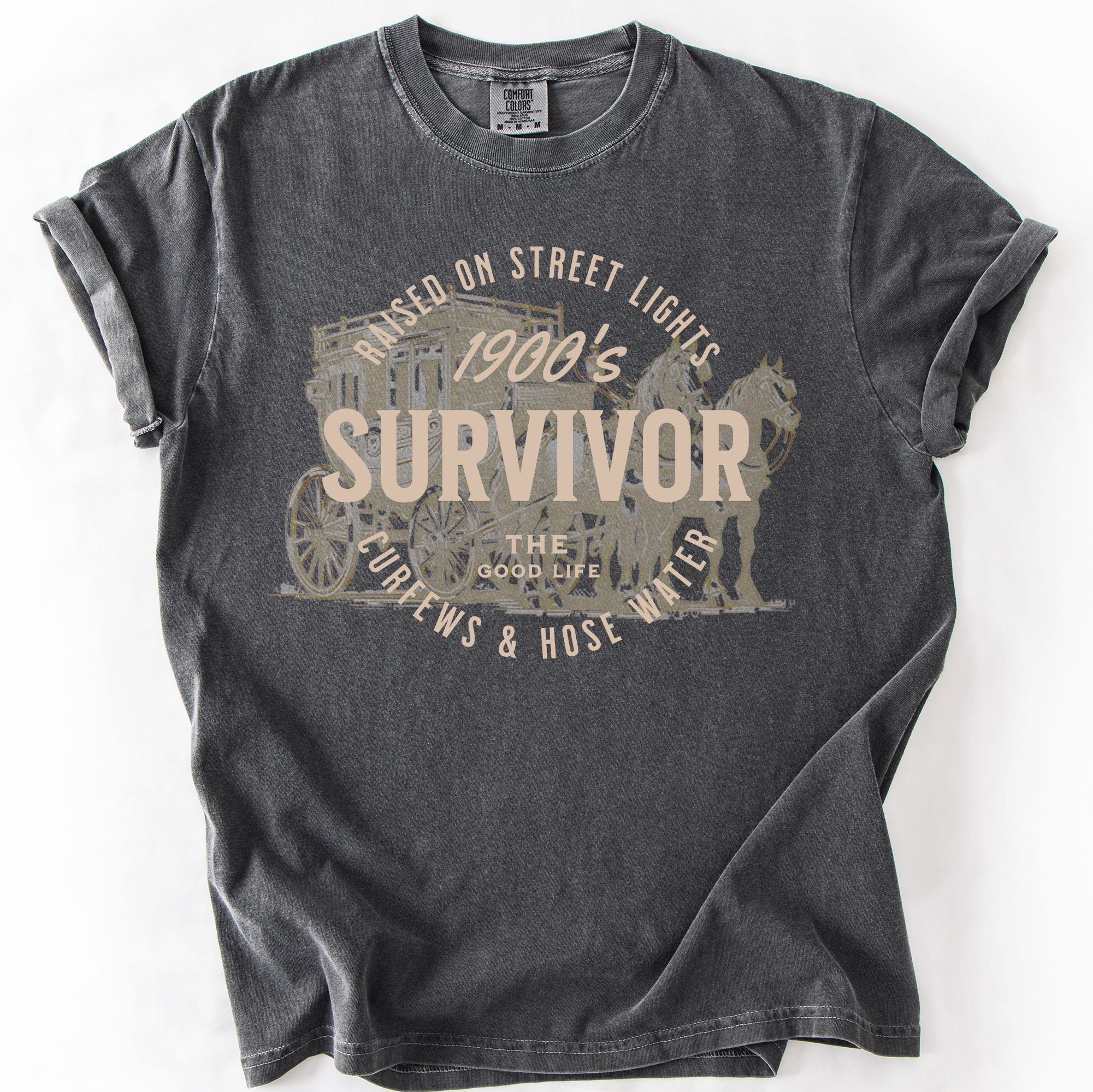 1900s Survivor, Funny, Gen X, Comfort Colors T-Shirt
