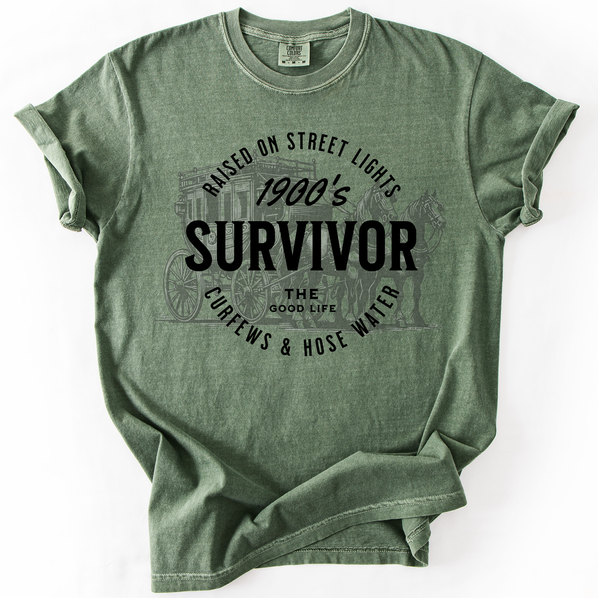 1900s Survivor, Funny, Gen X, Comfort Colors T-Shirt
