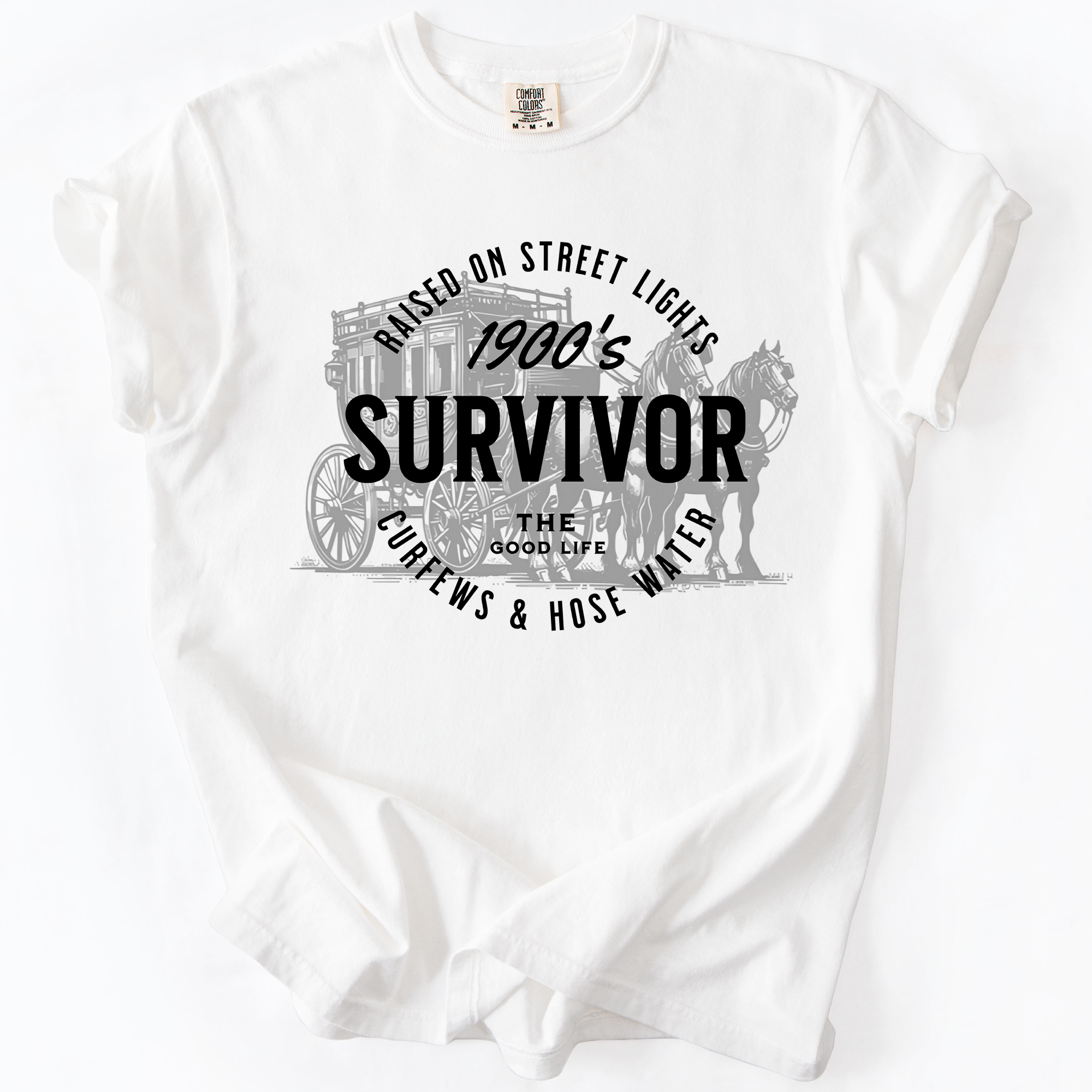 1900s Survivor, Funny, Gen X, Comfort Colors T-Shirt