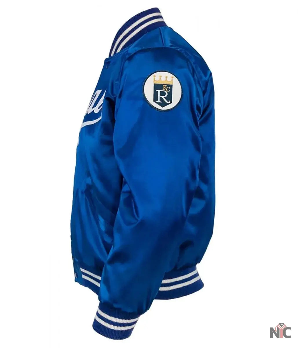 1969 Kansas City Royals Bomber Satin Jacket Clanton Jacket