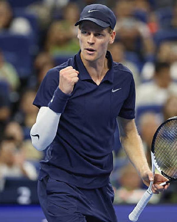 2025 China Open Jannik Sinner Blue Shirt