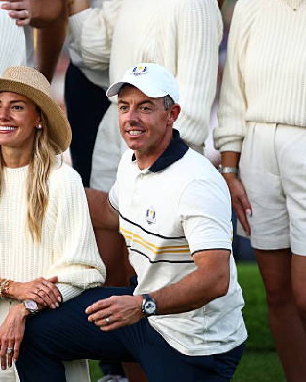 2025 Ryder Cup Rory McIlroy White Polo Shirt