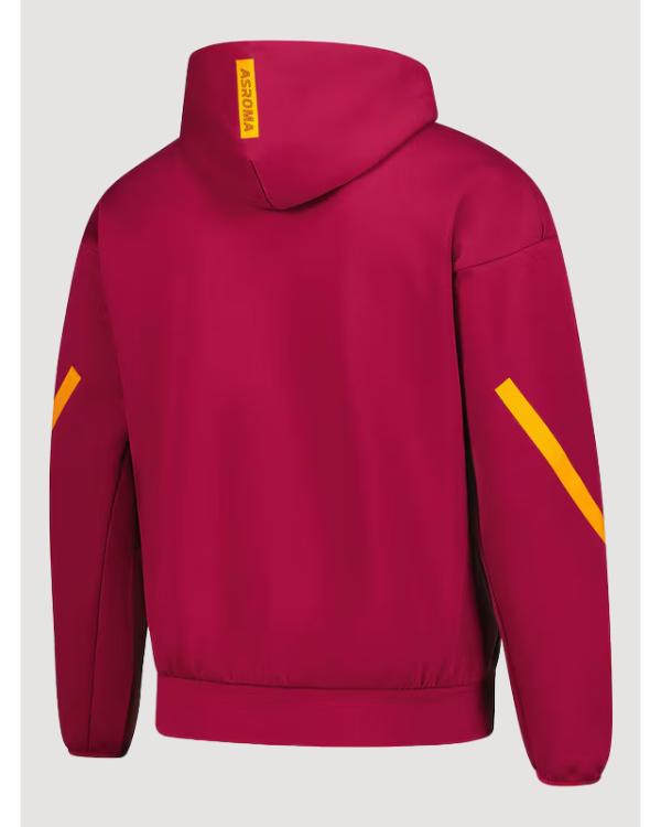 AS Roma Adidas 2025/26 Anthem Red Jacket Clanton Jacket