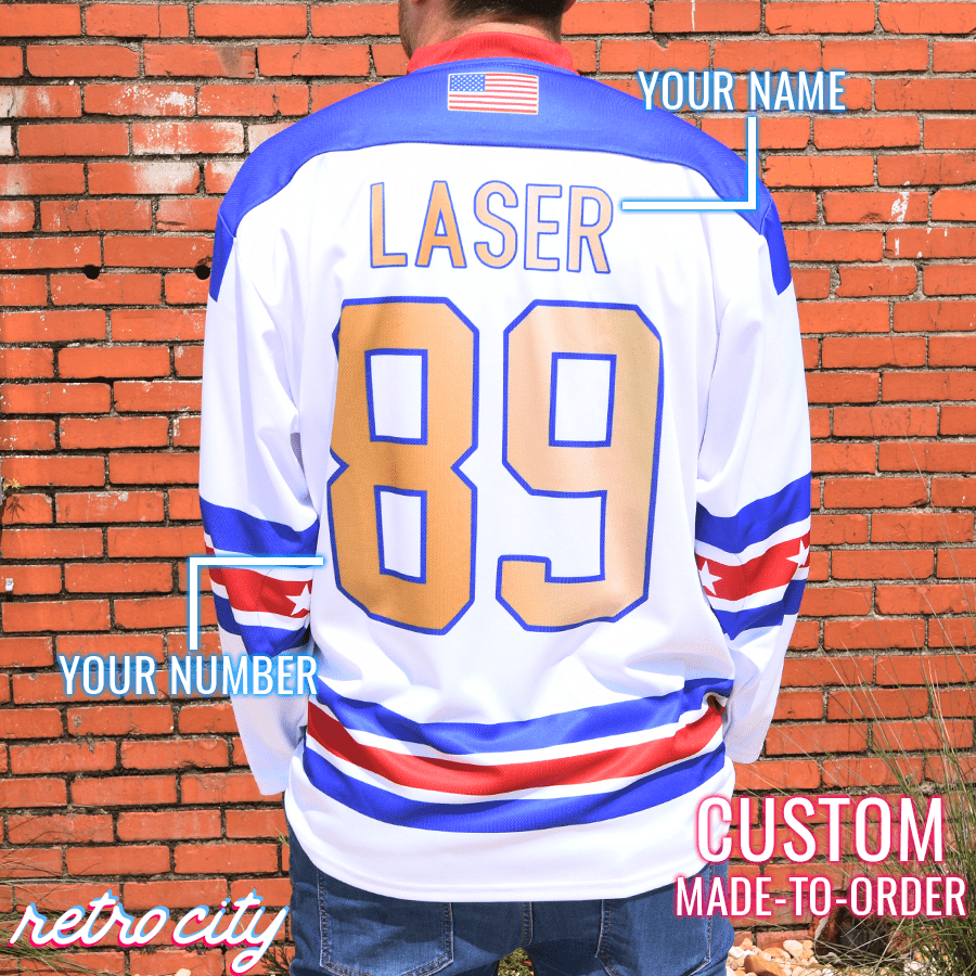 American Gladiators Lace-Up Hockey Sweater Jersey