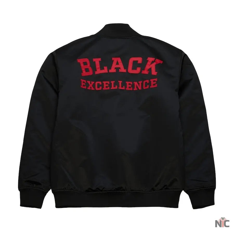 49ers Black Excellence Varsity Jacket Clanton Jacket