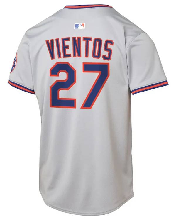 New York Mets Mark Vientos Nike Gray Road Limited Jersey Shopotiny