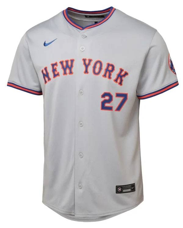 New York Mets Mark Vientos Nike Gray Road Limited Jersey Shopotiny