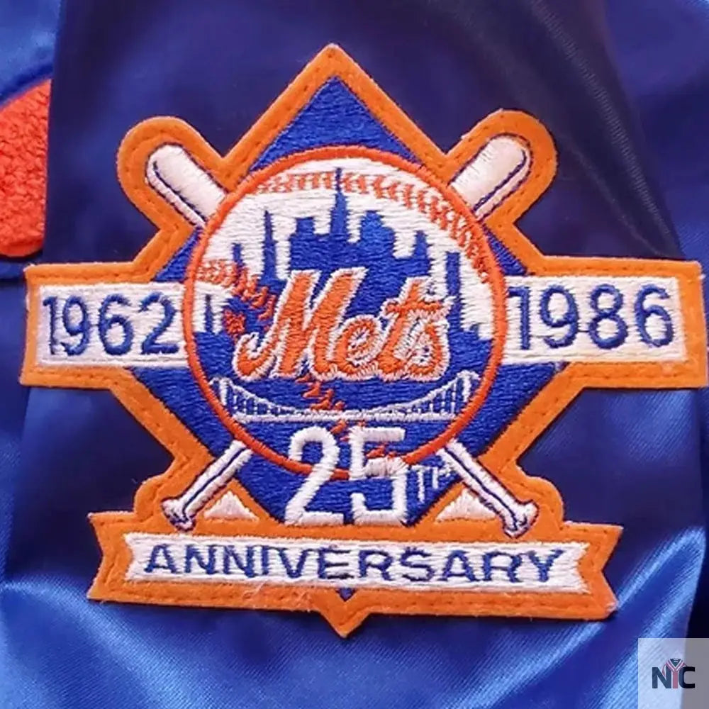 80’s NY Mets 25th Anniversary Royal Jacket Clanton Jacket