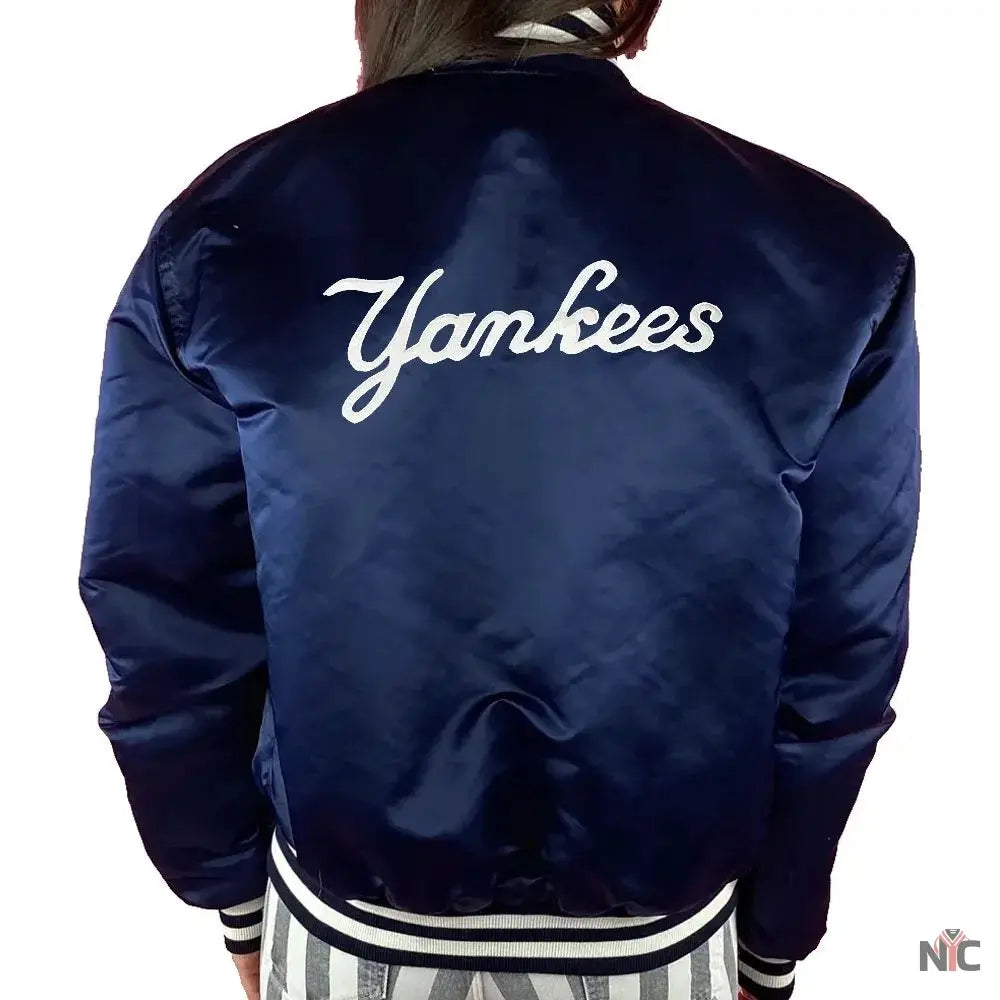 90s New York Yankees Bomber Jacket Clanton Jacket