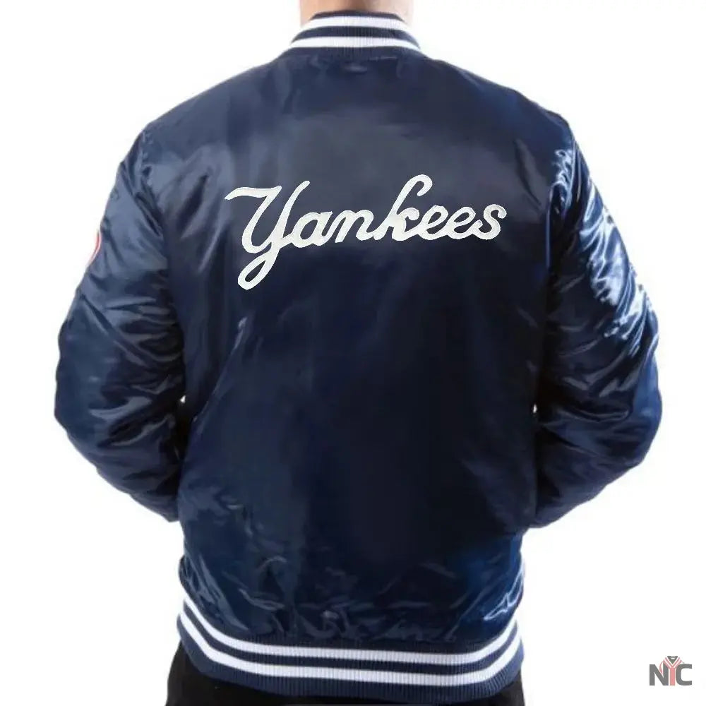 90s New York Yankees Bomber Jacket Clanton Jacket