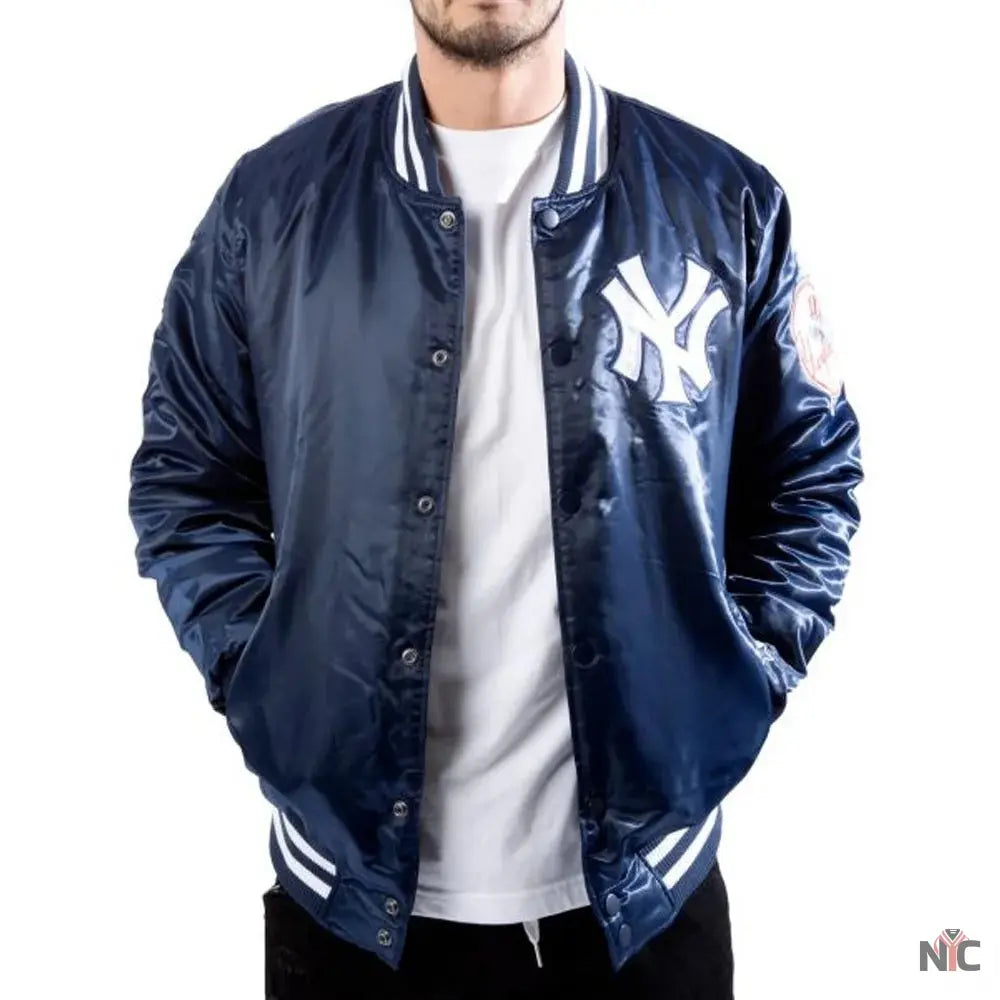 90s New York Yankees Bomber Jacket Clanton Jacket