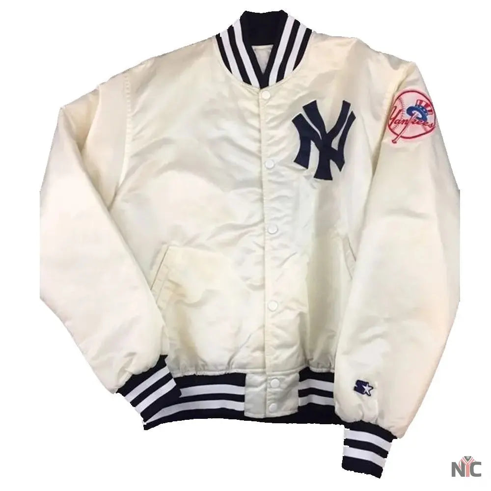 90s New York Yankees Bomber Jacket Clanton Jacket