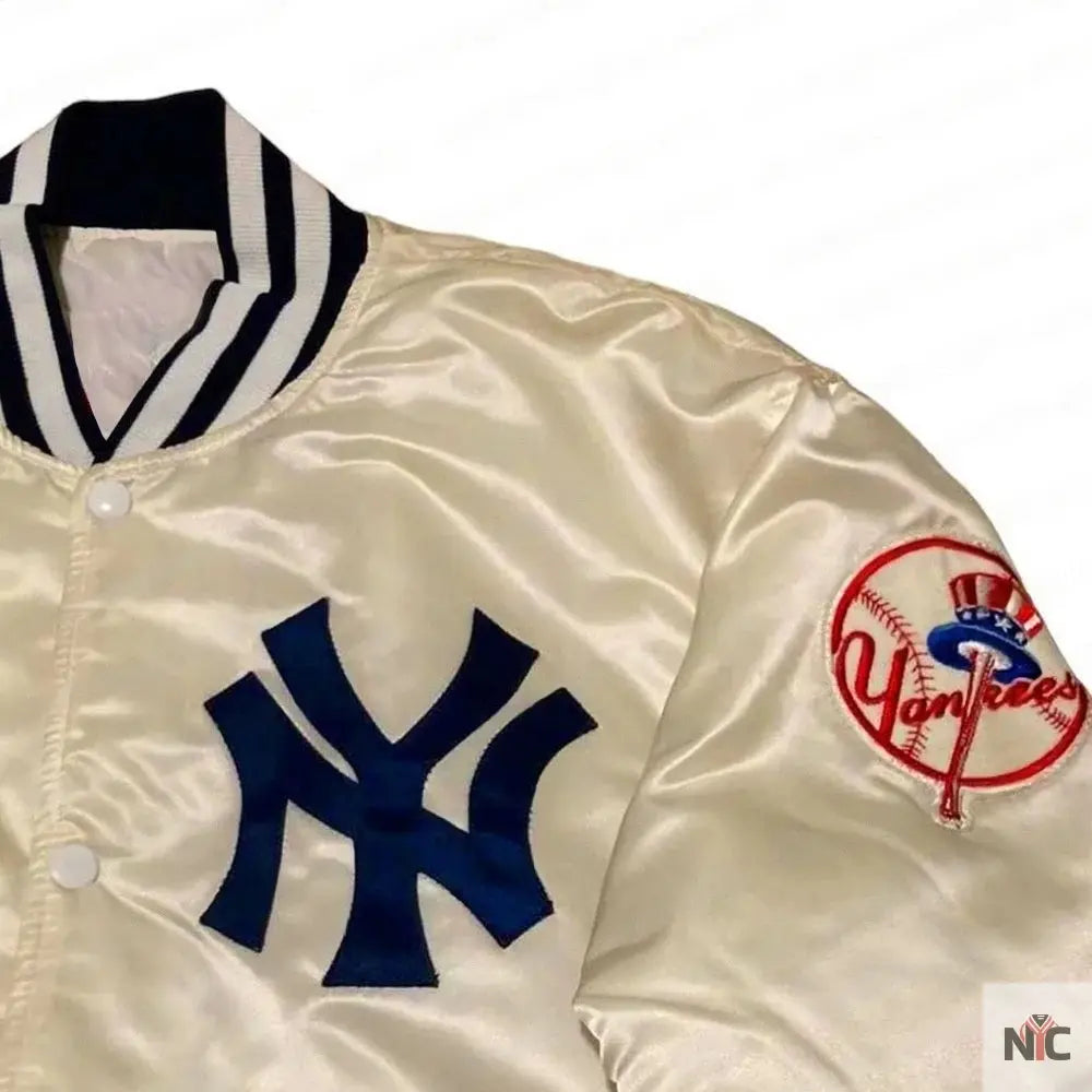 90s New York Yankees Bomber Jacket Clanton Jacket