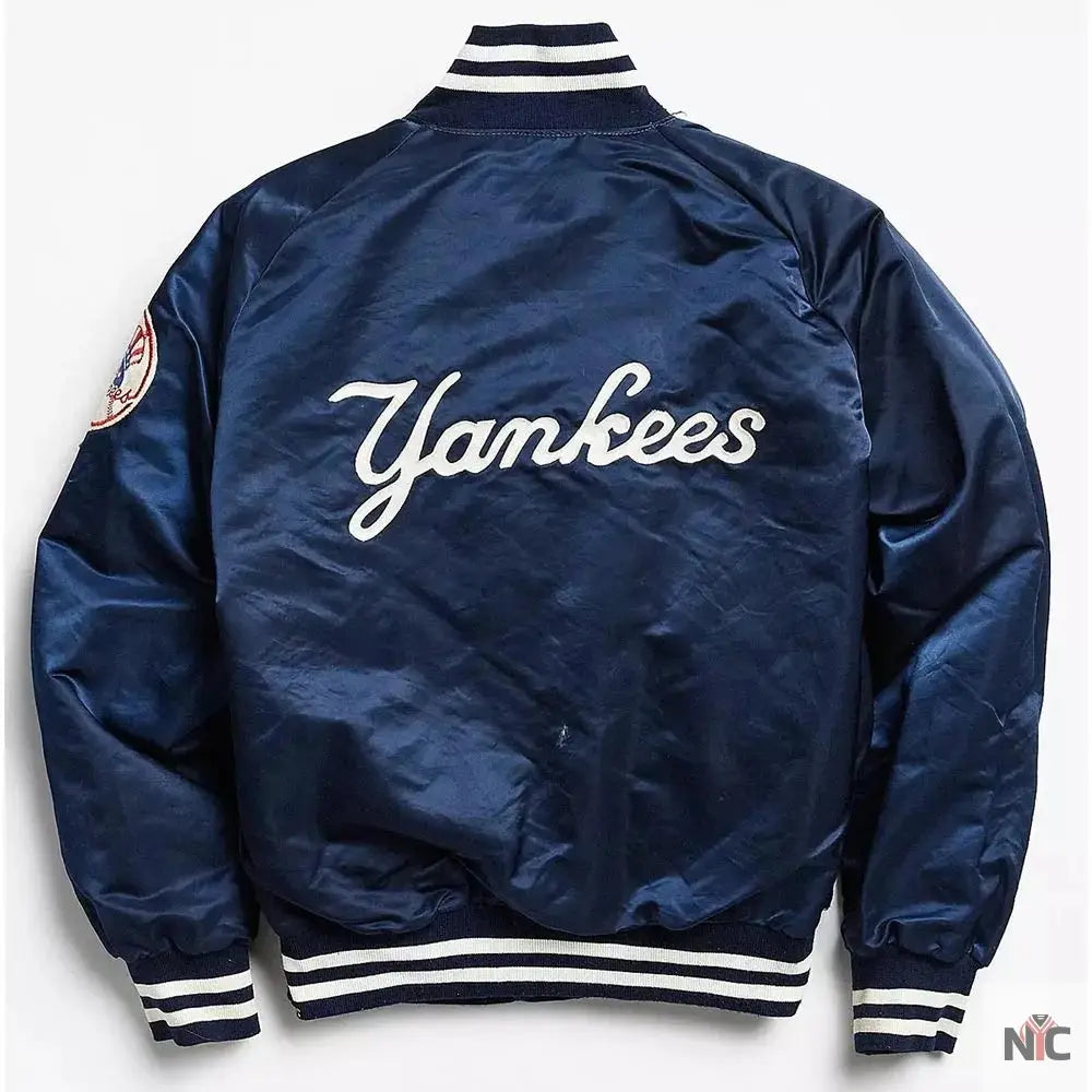 90s New York Yankees Bomber Jacket Clanton Jacket