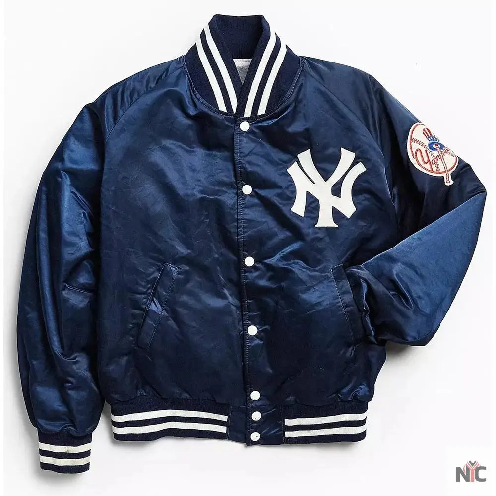 90s New York Yankees Bomber Jacket Clanton Jacket