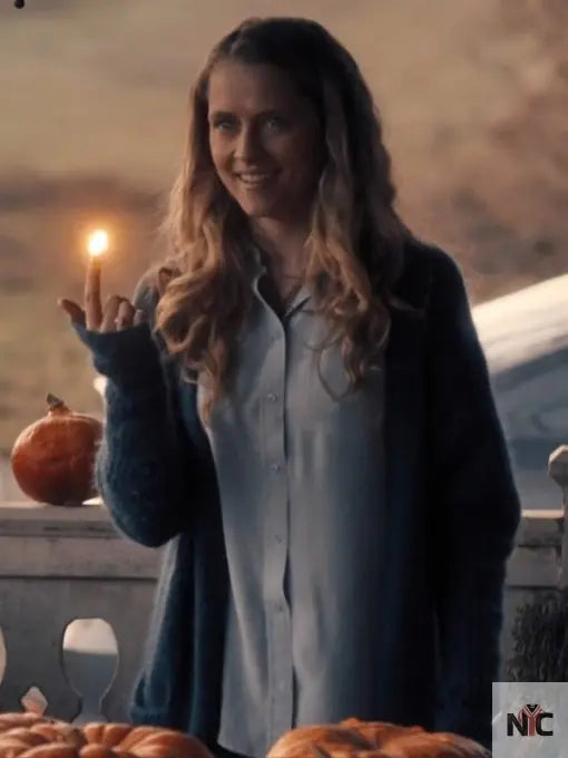 A Discovery Of Witches Teresa Palmer Blue Cardigan Clanton Jacket