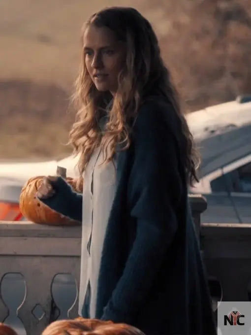 A Discovery Of Witches Teresa Palmer Blue Cardigan Clanton Jacket
