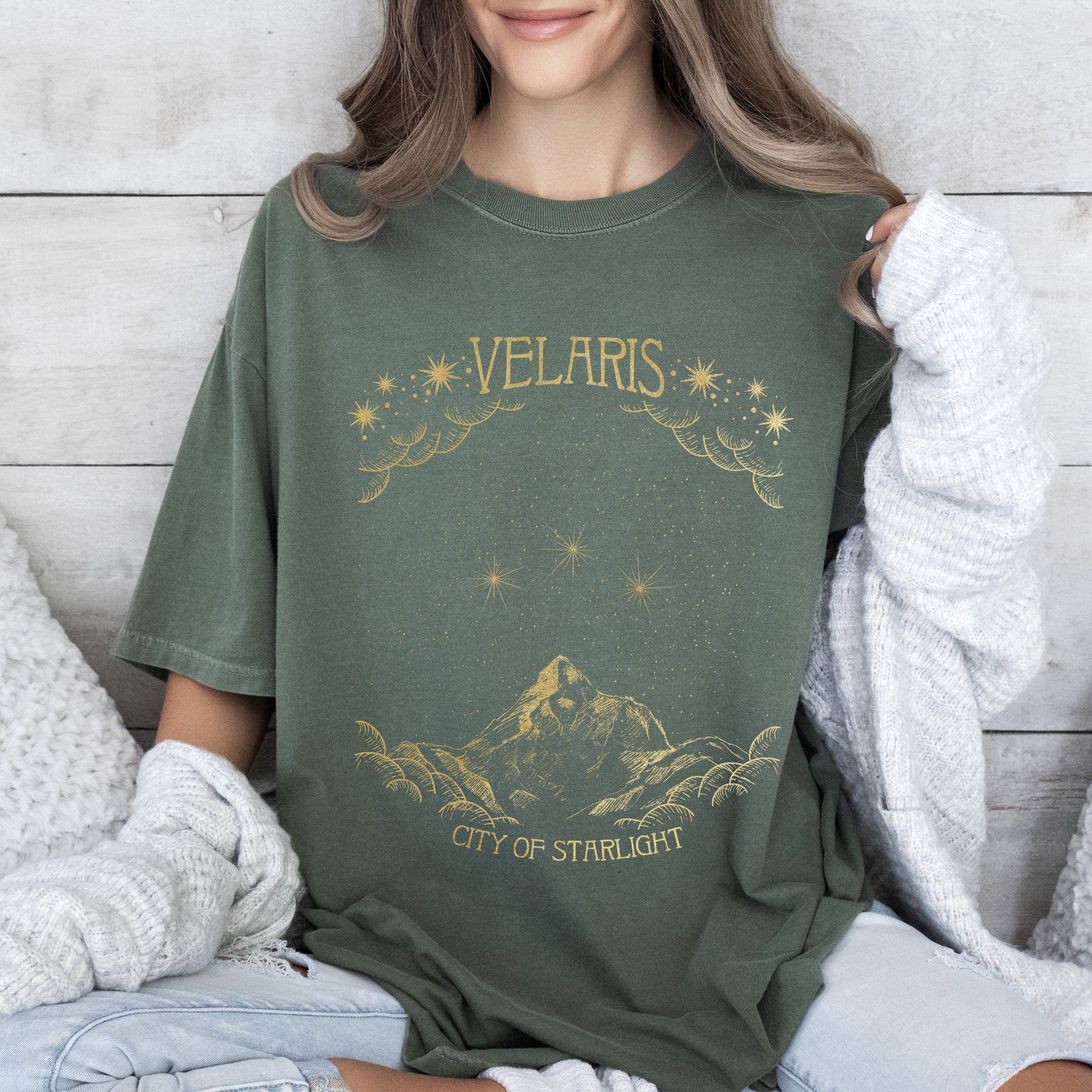 ACOTAR Velaris, City of Starlight, A Court of Thorns and Roses Vintage Comfort Colors Tshirt