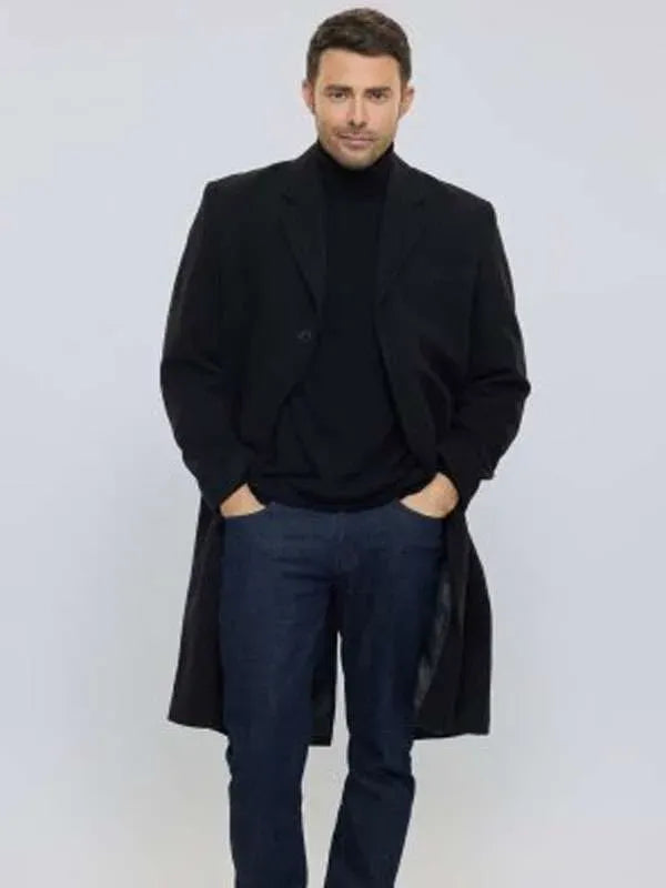 A Keller Christmas Vacation Jonathan Bennett Black Coat