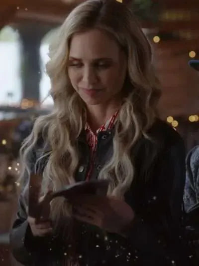A Royal Montana Christmas Fiona Gubelmann Fringe Leather Jacket