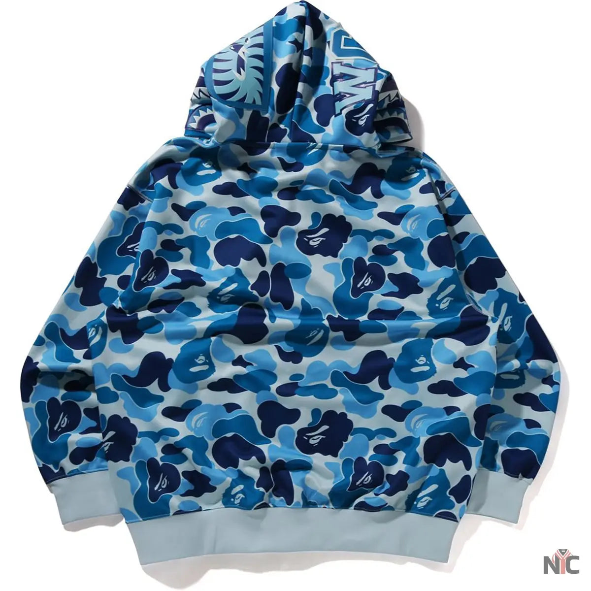 Abc Camo Polyester Relaxed Fit Shark Full Zip Hoodie M Clanton Jacket