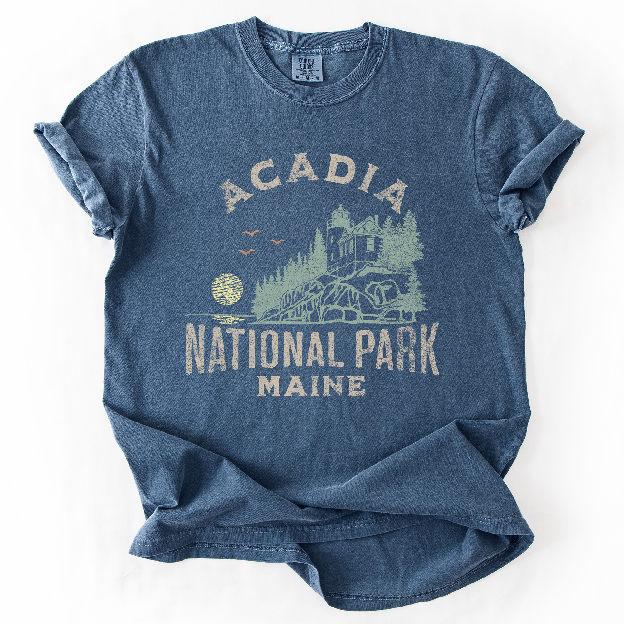 Acadia National Park, Maine, Nature, Outdoors, Camping, Hiking, Comfort Colors T-Shirt