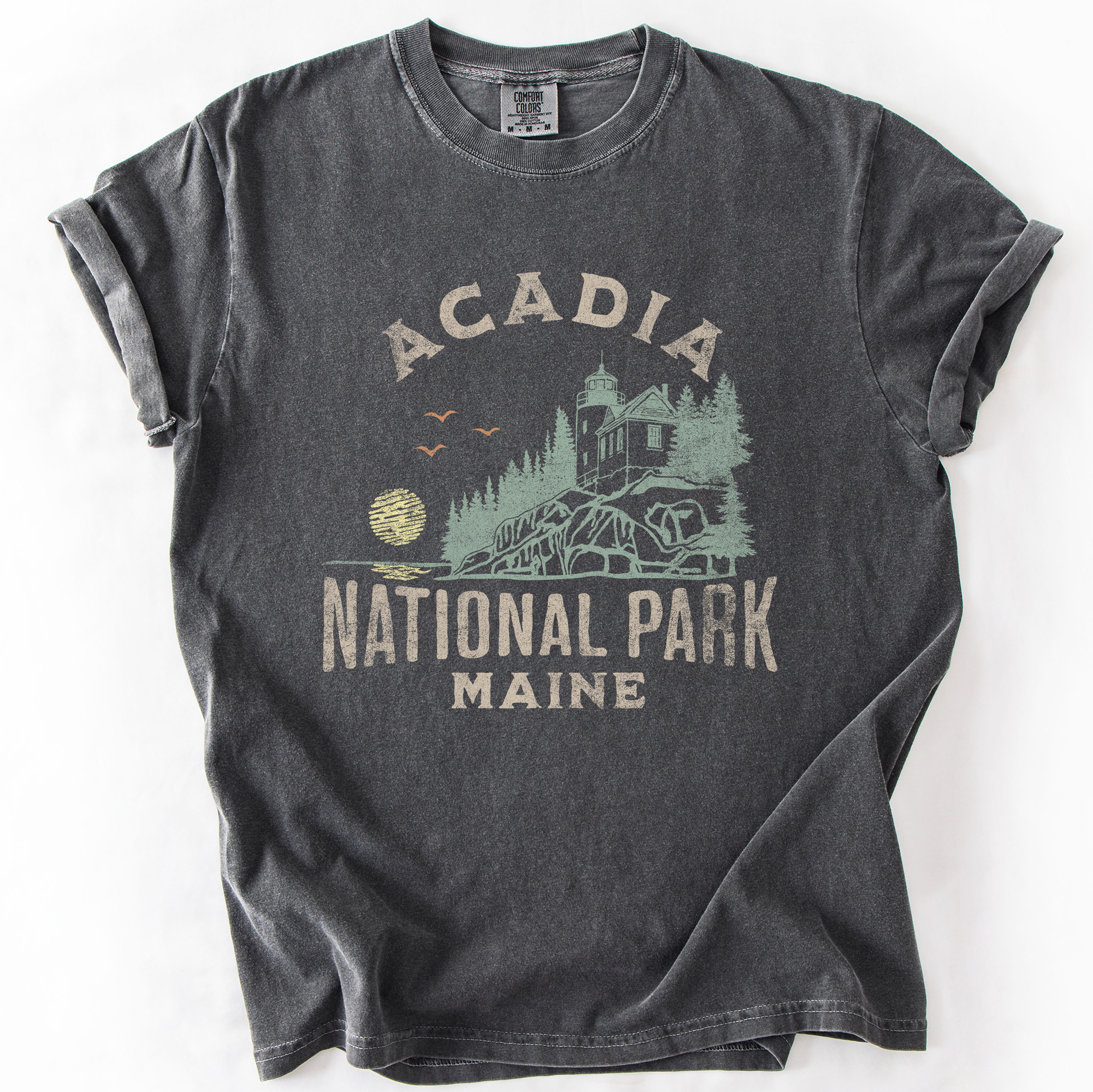 Acadia National Park, Maine, Nature, Outdoors, Camping, Hiking, Comfort Colors T-Shirt