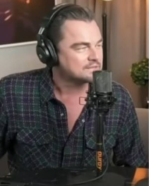 Access Hollywood Leonardo DiCaprio Plaid Shirt