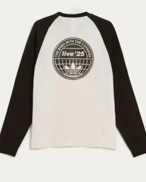 Adidas x Oasis Tour 3-Stripes Long Sleeves T-Shirt Clanton Jacket