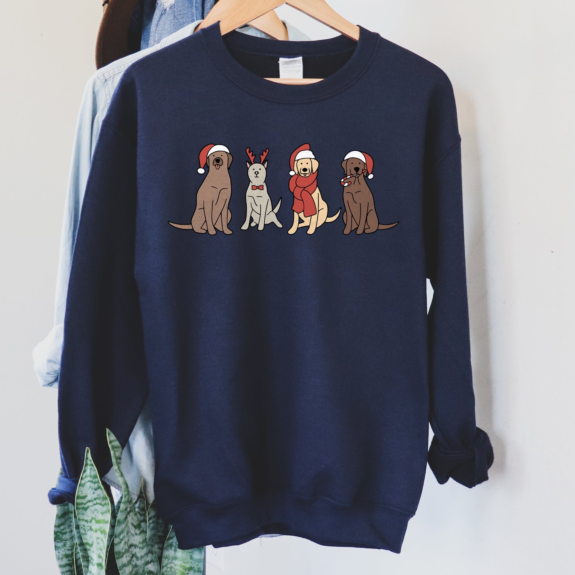 Adorable Christmas Dogs Sweatshirt