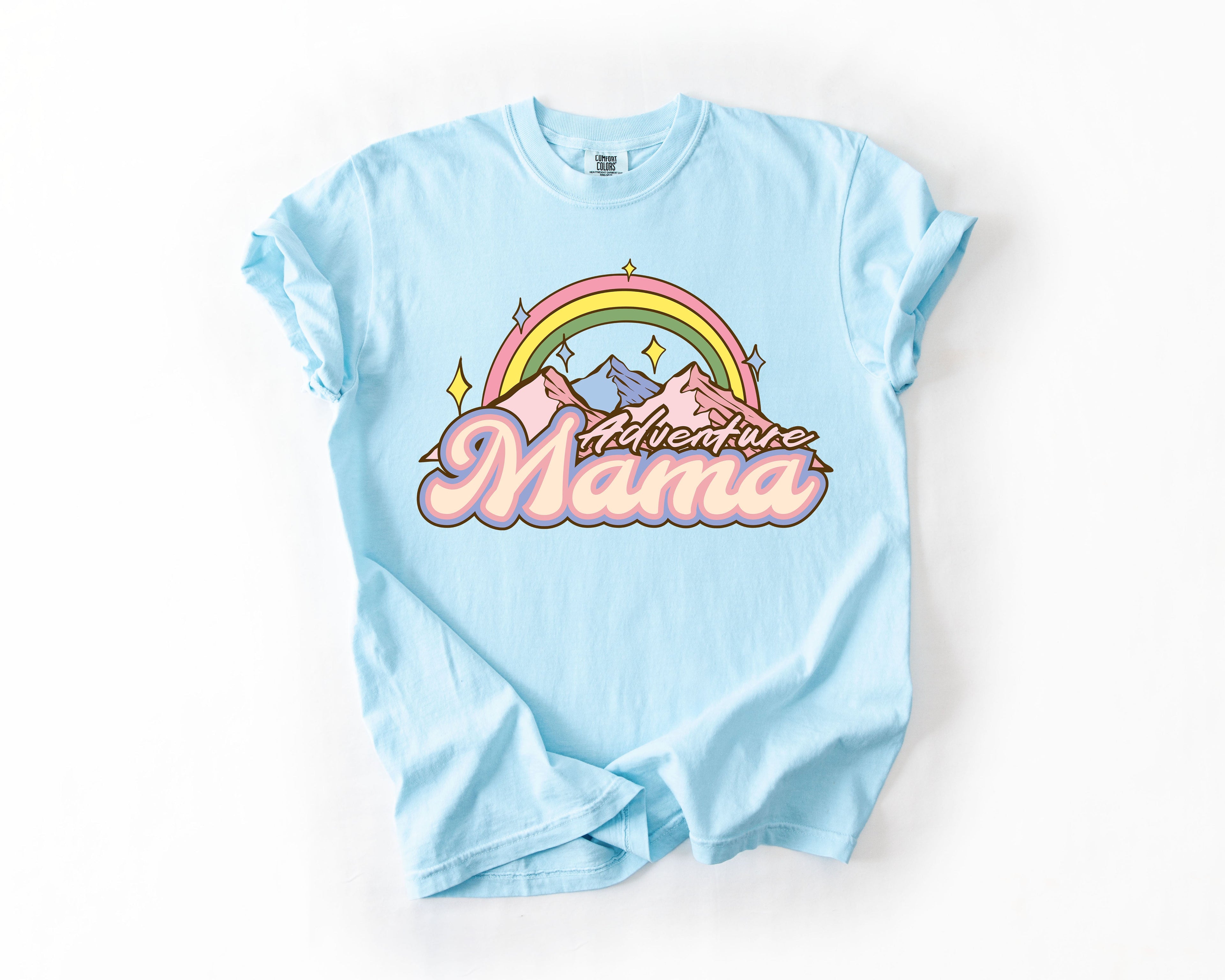 Adventure Mama, Camping, Outdoor, Nature, Travel, Comfort Colors T-Shirt