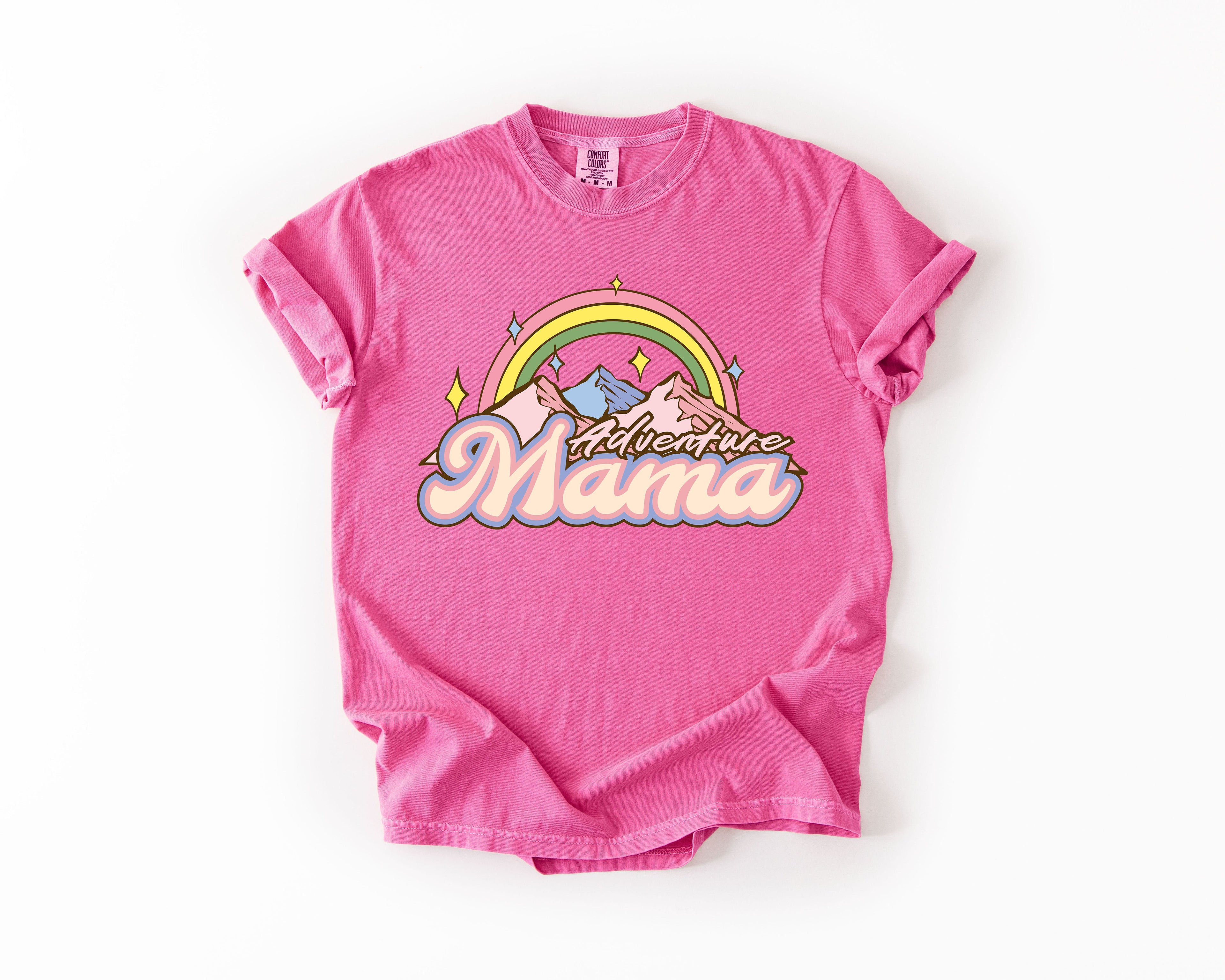 Adventure Mama, Camping, Outdoor, Nature, Travel, Comfort Colors T-Shirt
