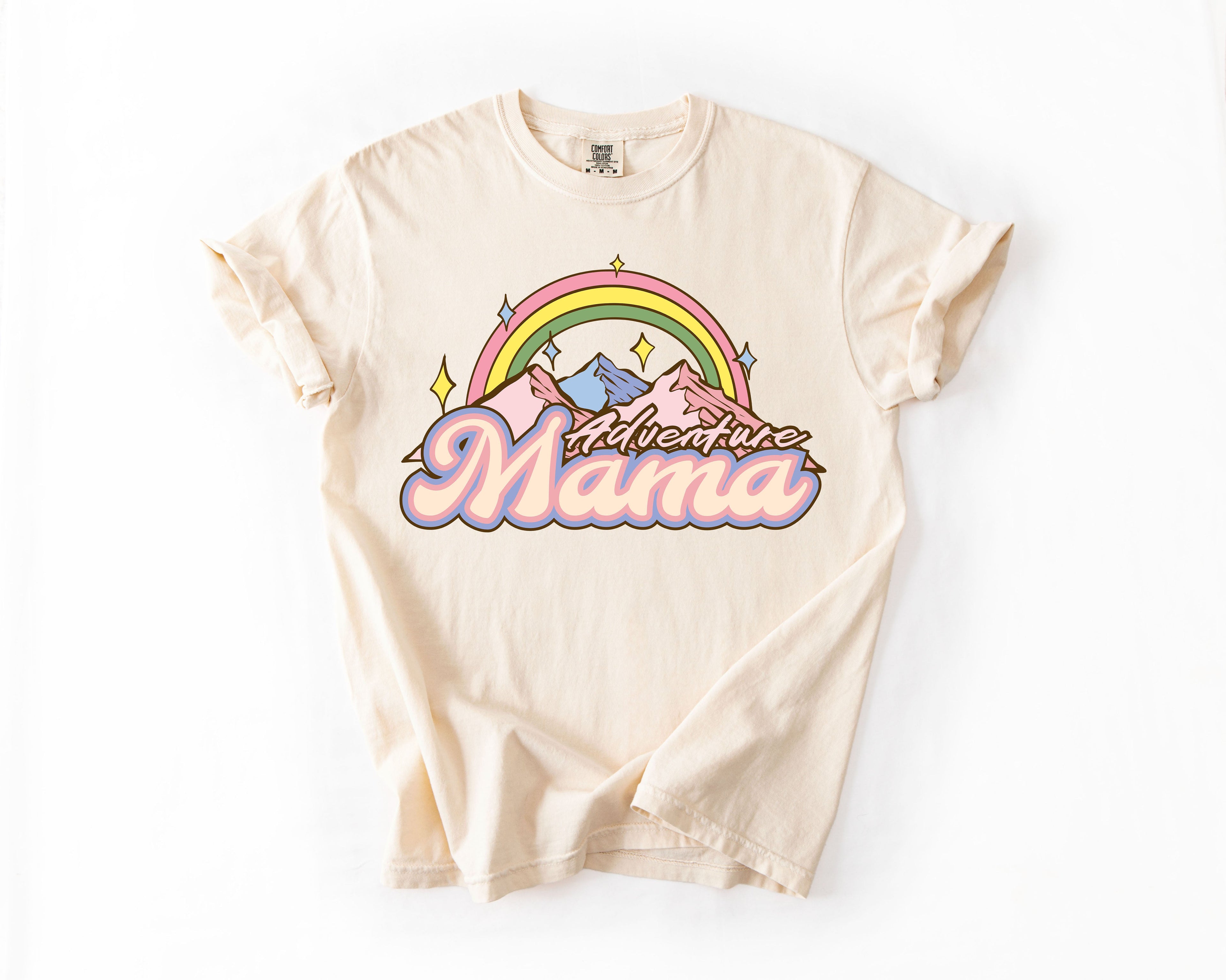 Adventure Mama, Camping, Outdoor, Nature, Travel, Comfort Colors T-Shirt