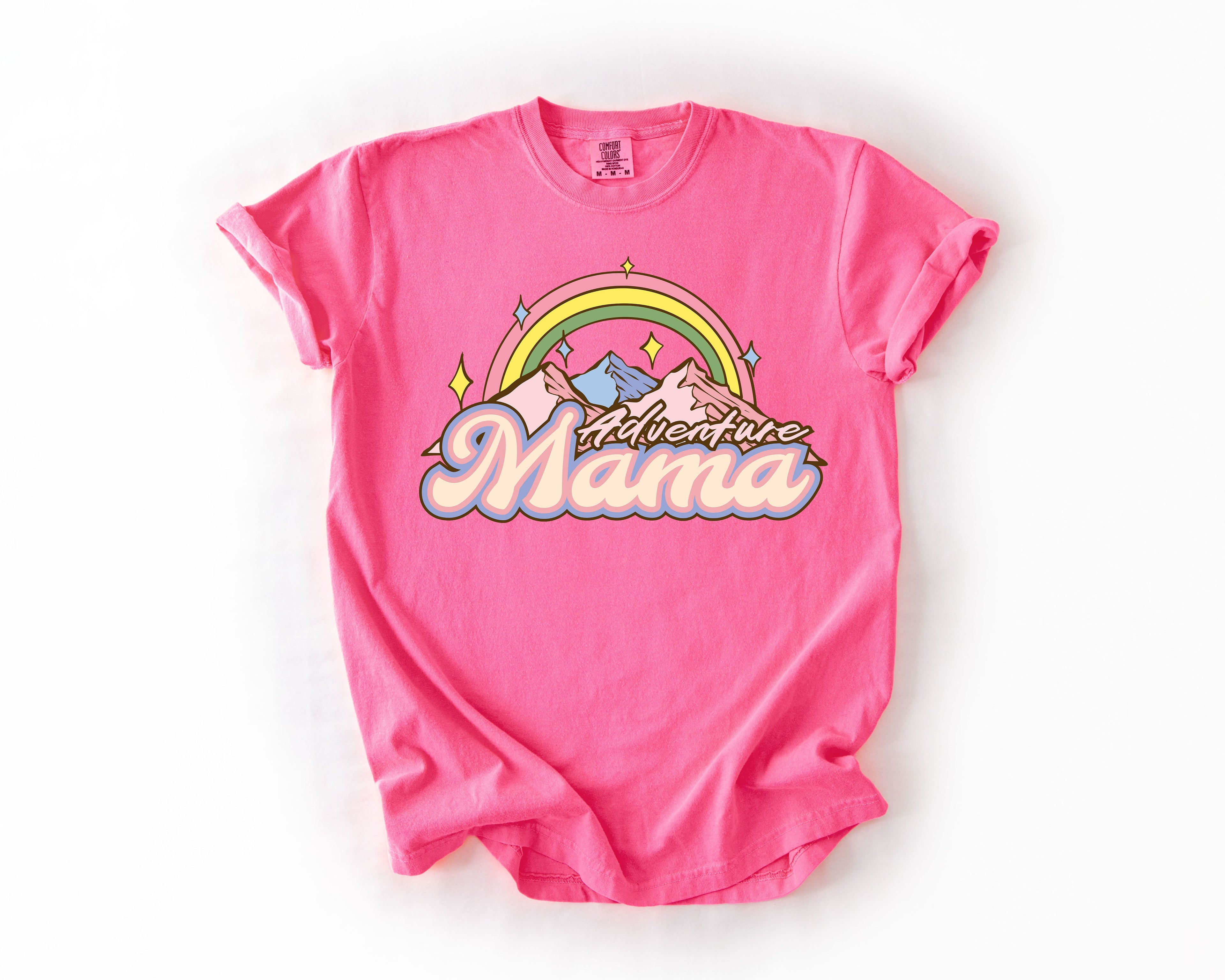 Adventure Mama, Camping, Outdoor, Nature, Travel, Comfort Colors T-Shirt