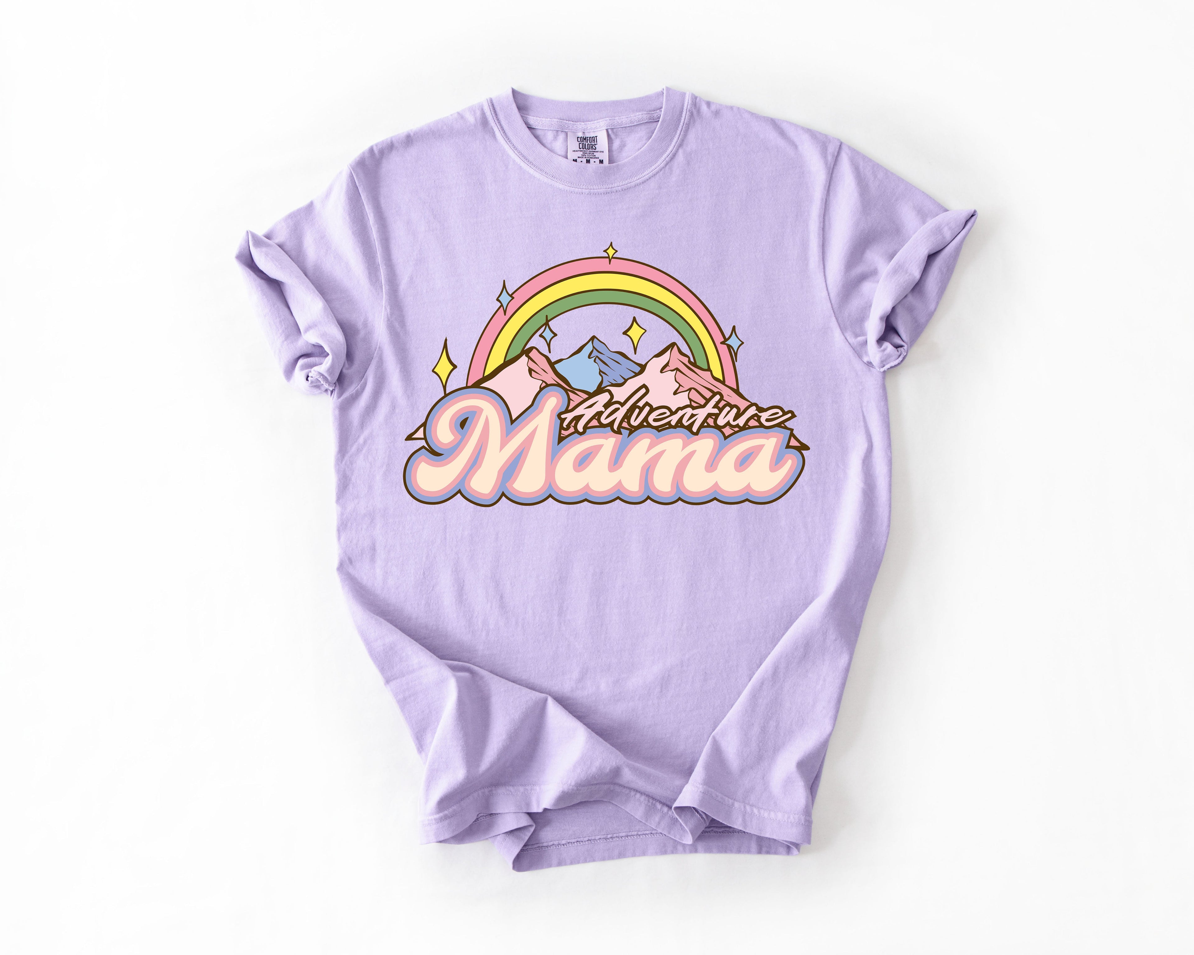Adventure Mama, Camping, Outdoor, Nature, Travel, Comfort Colors T-Shirt