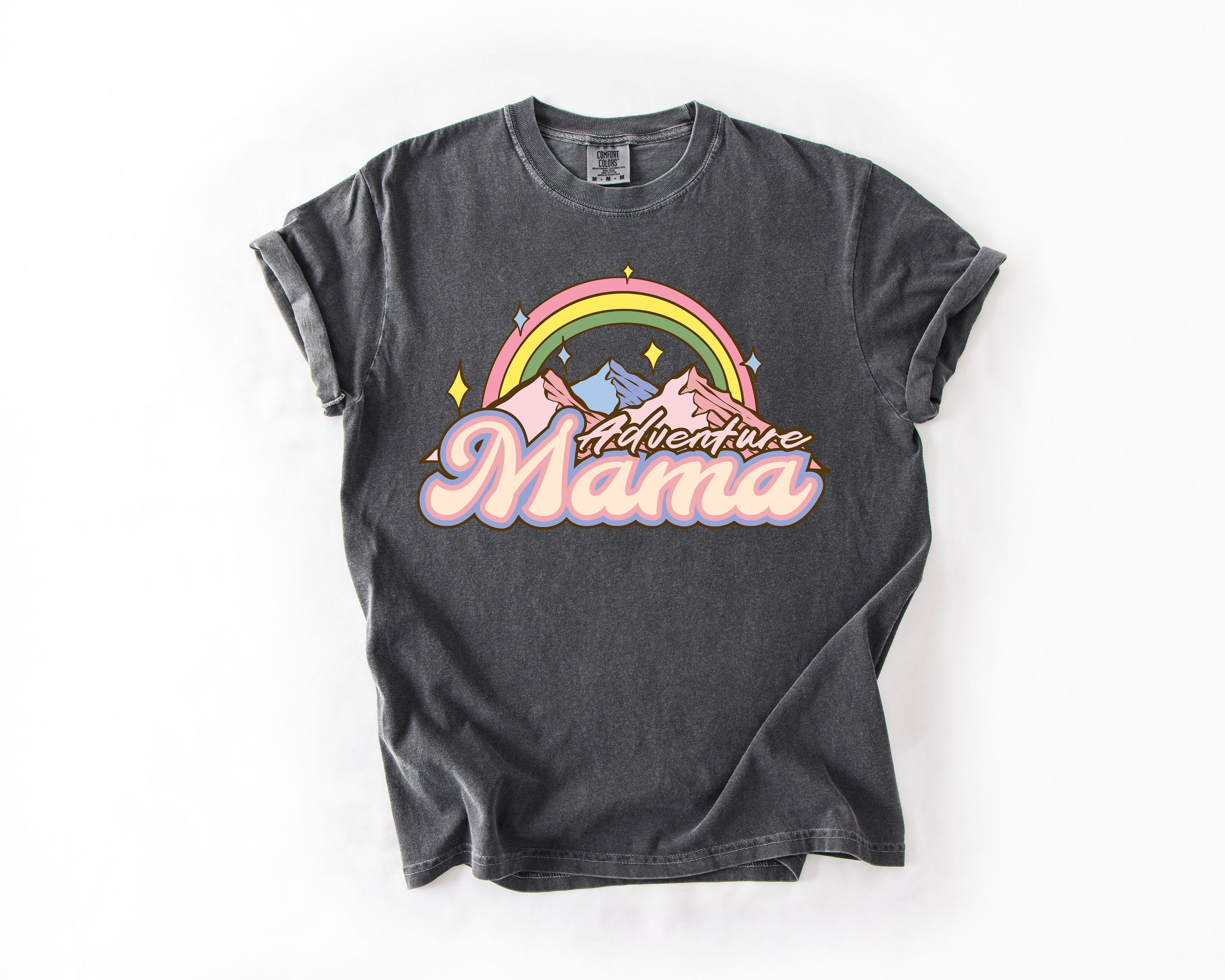 Adventure Mama, Camping, Outdoor, Nature, Travel, Comfort Colors T-Shirt