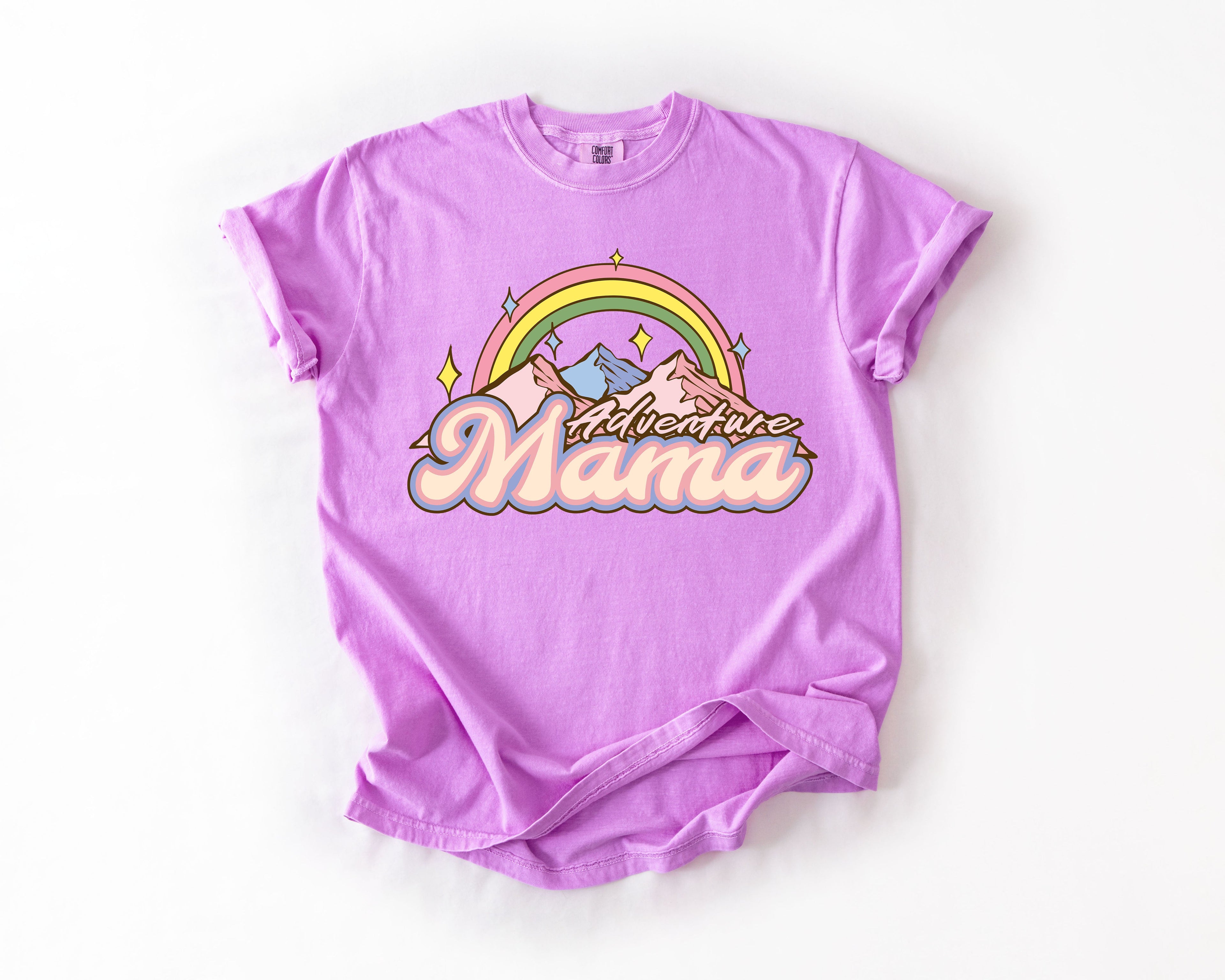 Adventure Mama, Camping, Outdoor, Nature, Travel, Comfort Colors T-Shirt