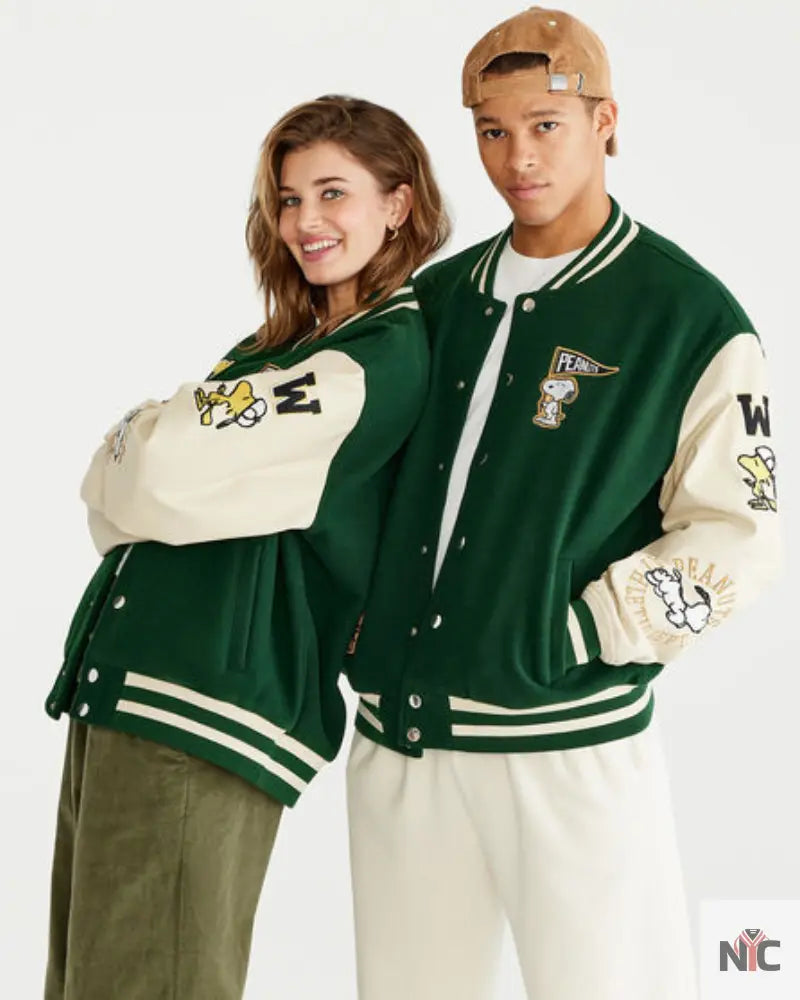 Aéropostale Snoopy Varsity Jacket Clanton Jacket