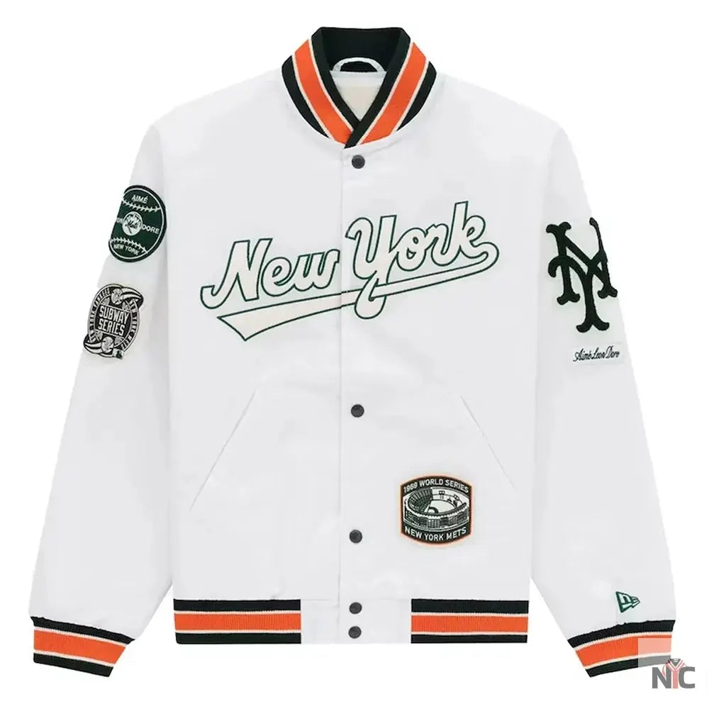 Aime Leon Dore NY Mets Jacket Clanton Jacket