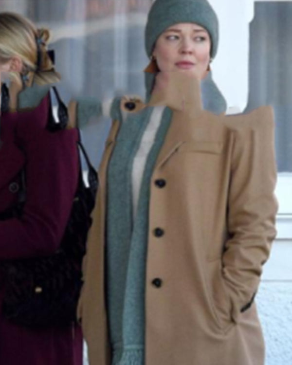 All Her Fault S01 Sarah Snook Camel Coat Clanton Jacket