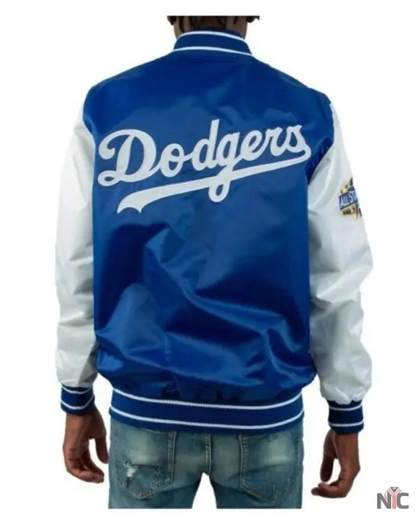 All-star Los Angeles Dodgers Satin Varsity Jacket Clanton Jacket