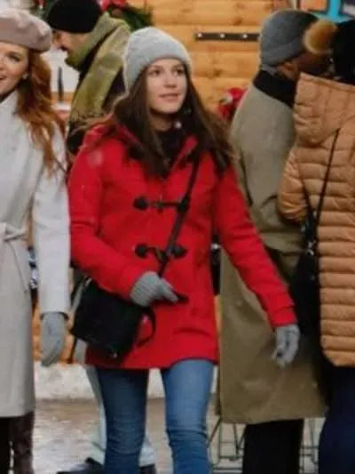 Allegra Tinnefeld Christmas in Vienna Red Coat