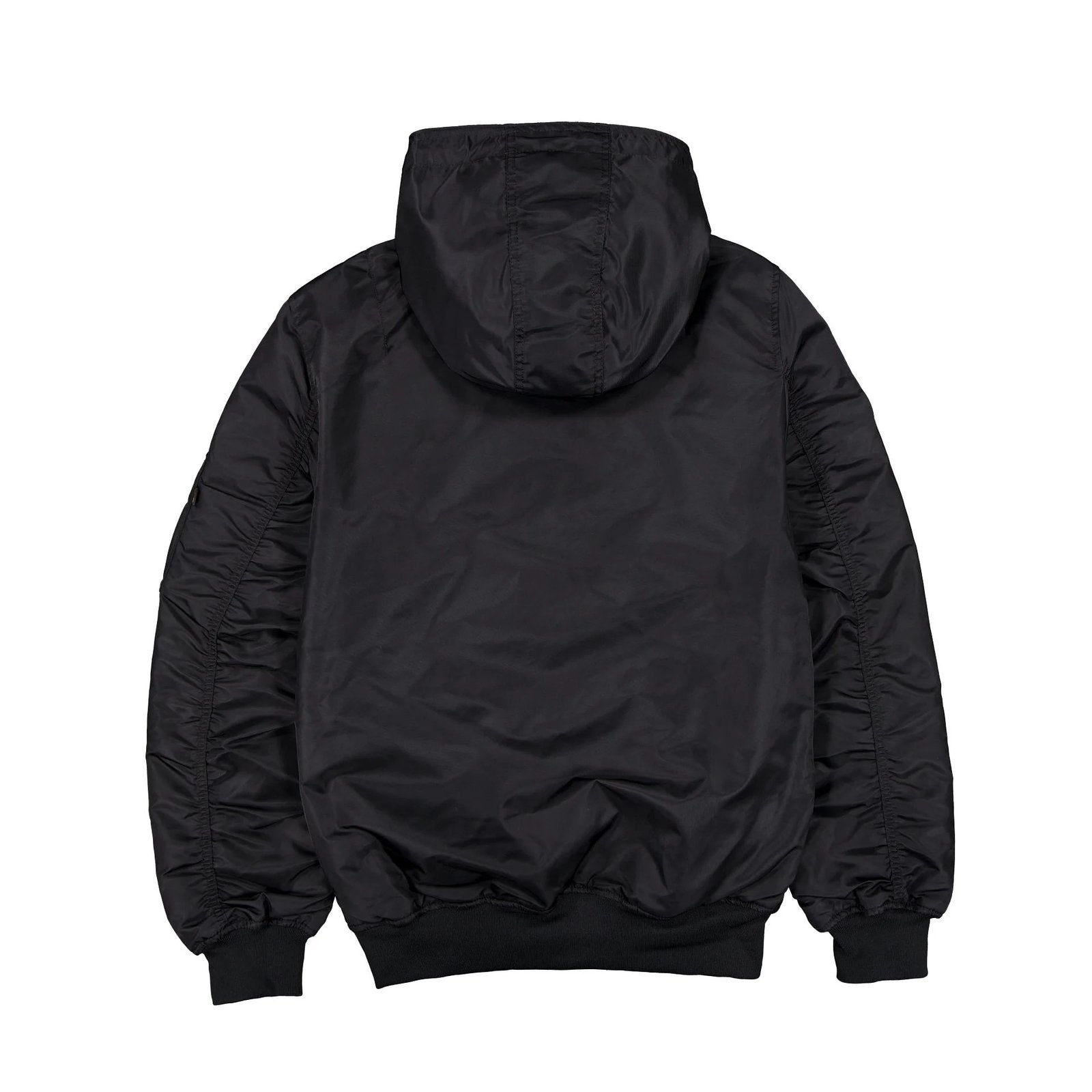 Alpha Industries L-2B Hooded Bomber Jacket Black