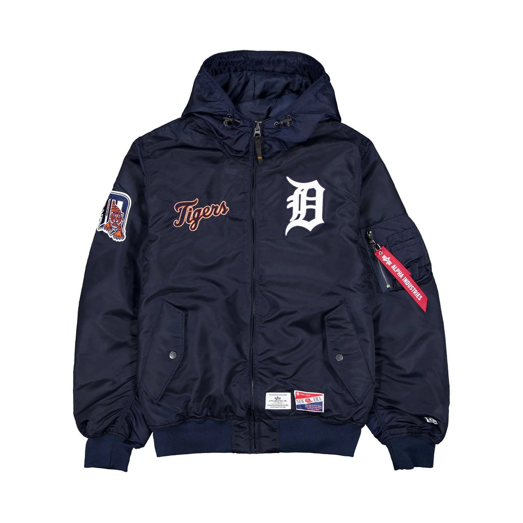 Alpha Industries L-2B Hooded Detroit Tigers Bomber Jacket