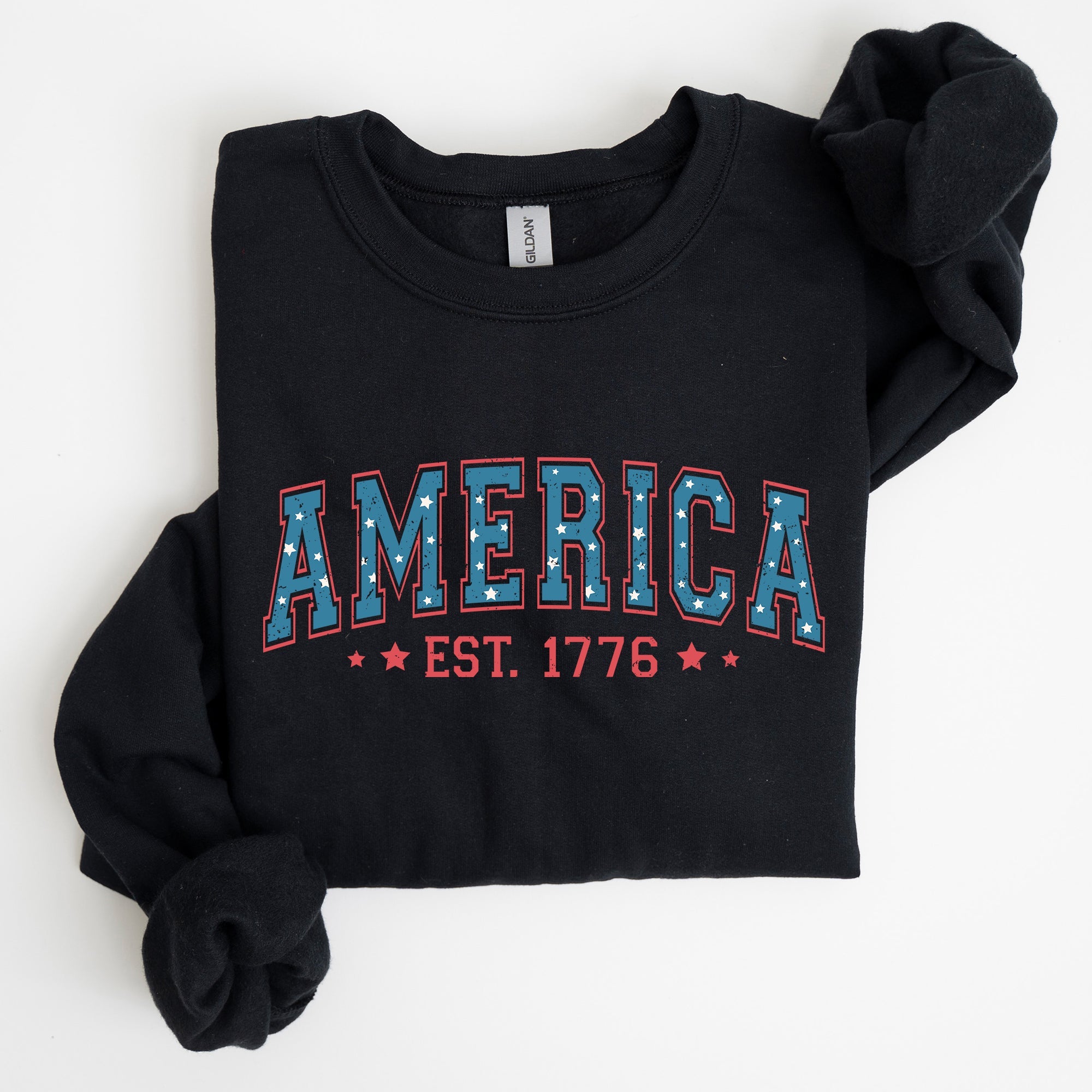 America, 1776, Patriotic, 4th of July Sweatshirt