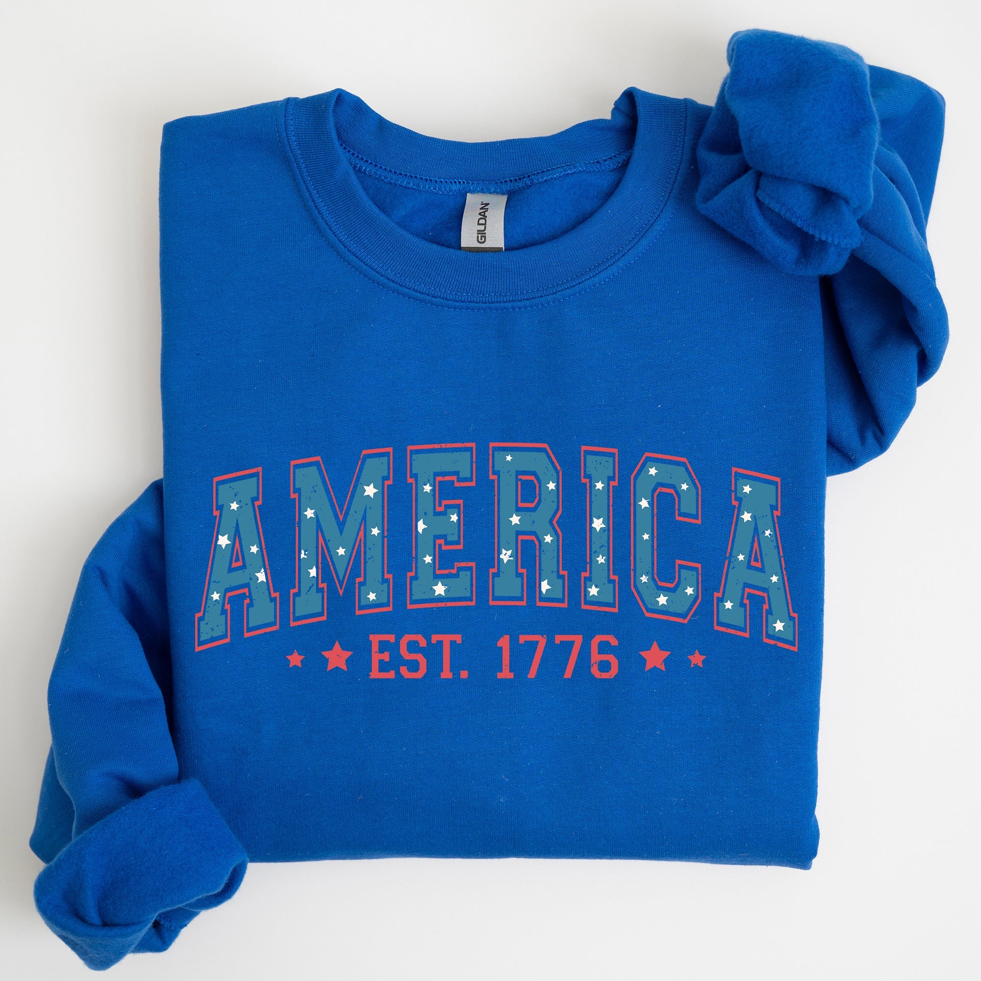 America, 1776, Patriotic, 4th of July Sweatshirt