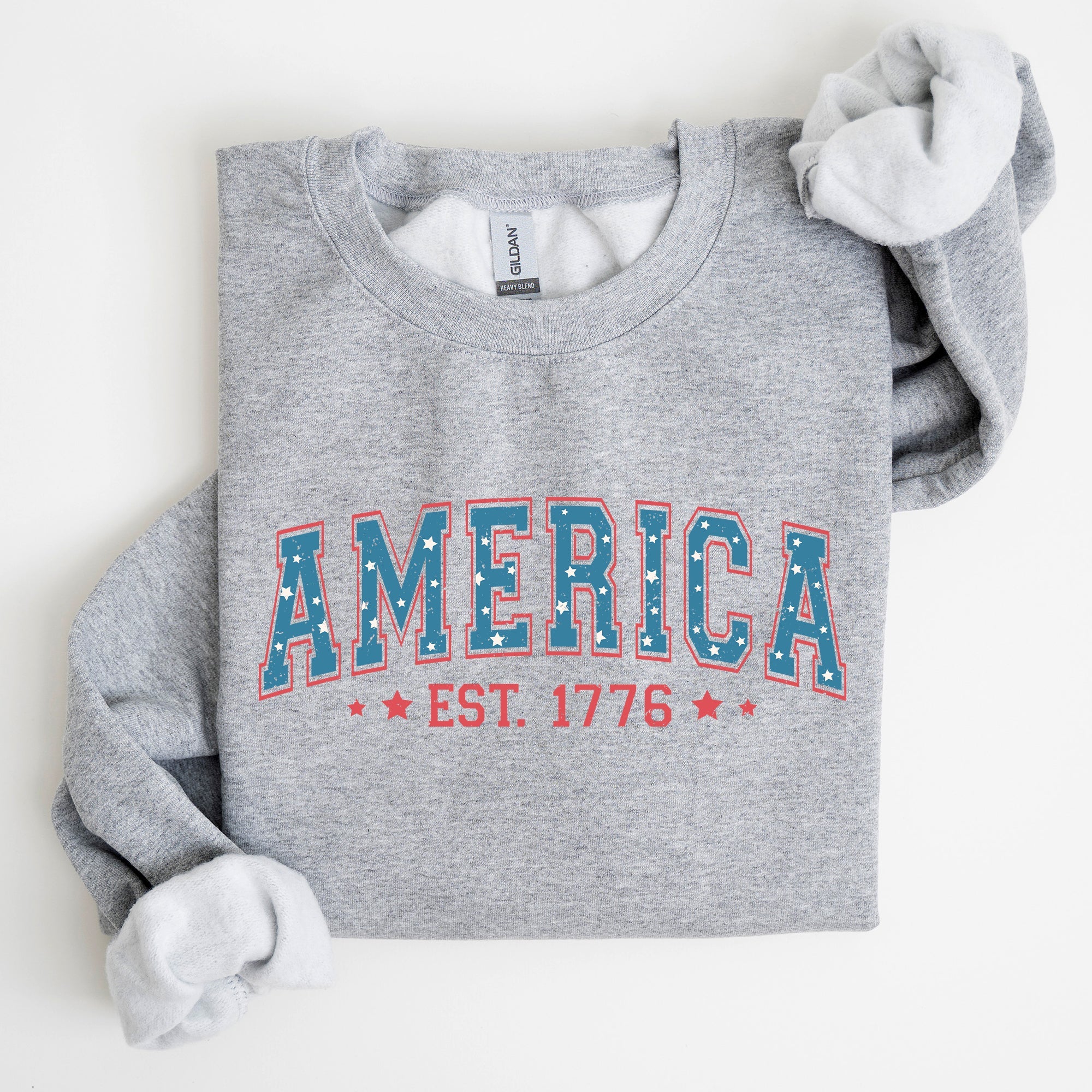 America, 1776, Patriotic, 4th of July Sweatshirt