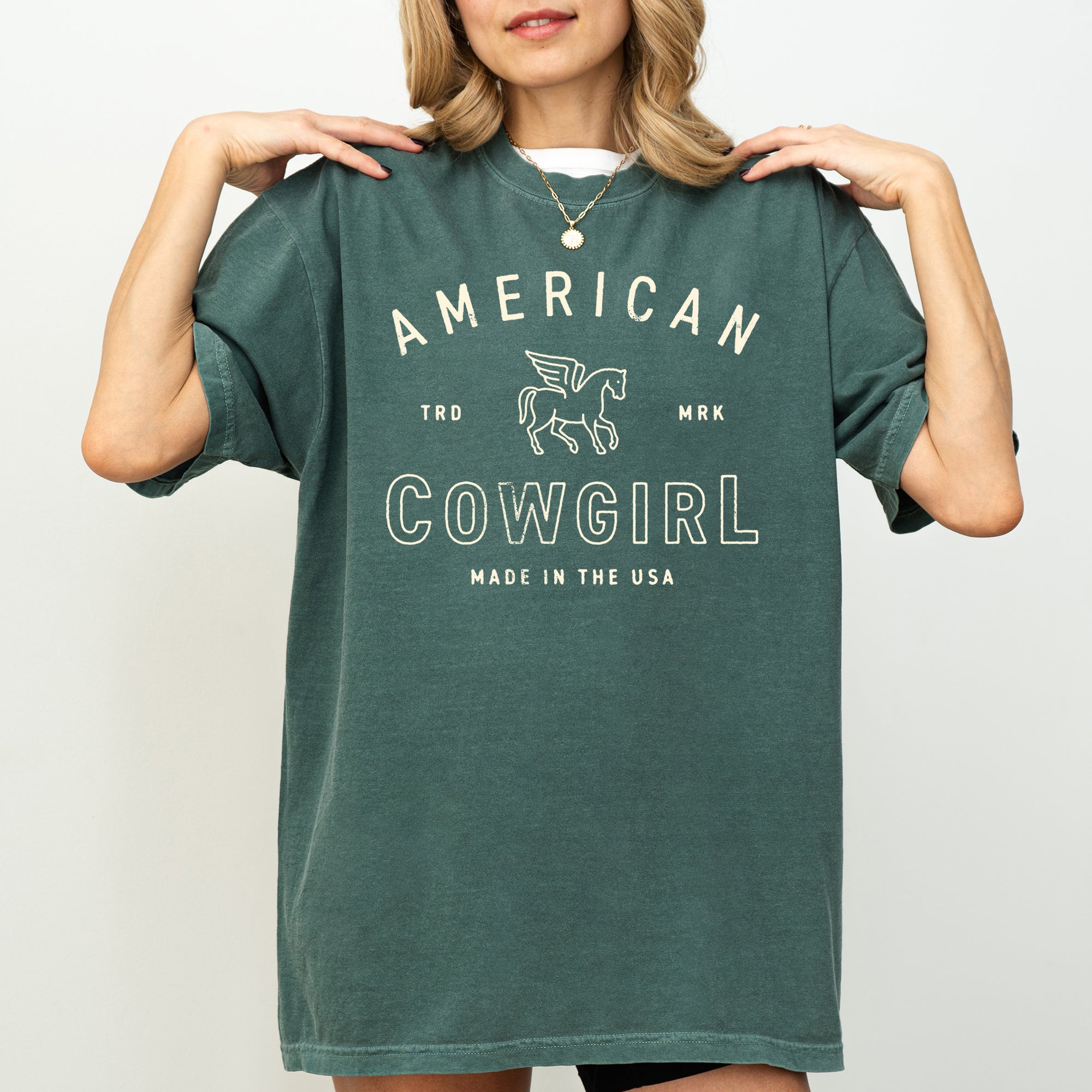 American Cowgirl, Retro, Western, Country, Classic, Vintage Shirt Comfort Colors T-Shirt