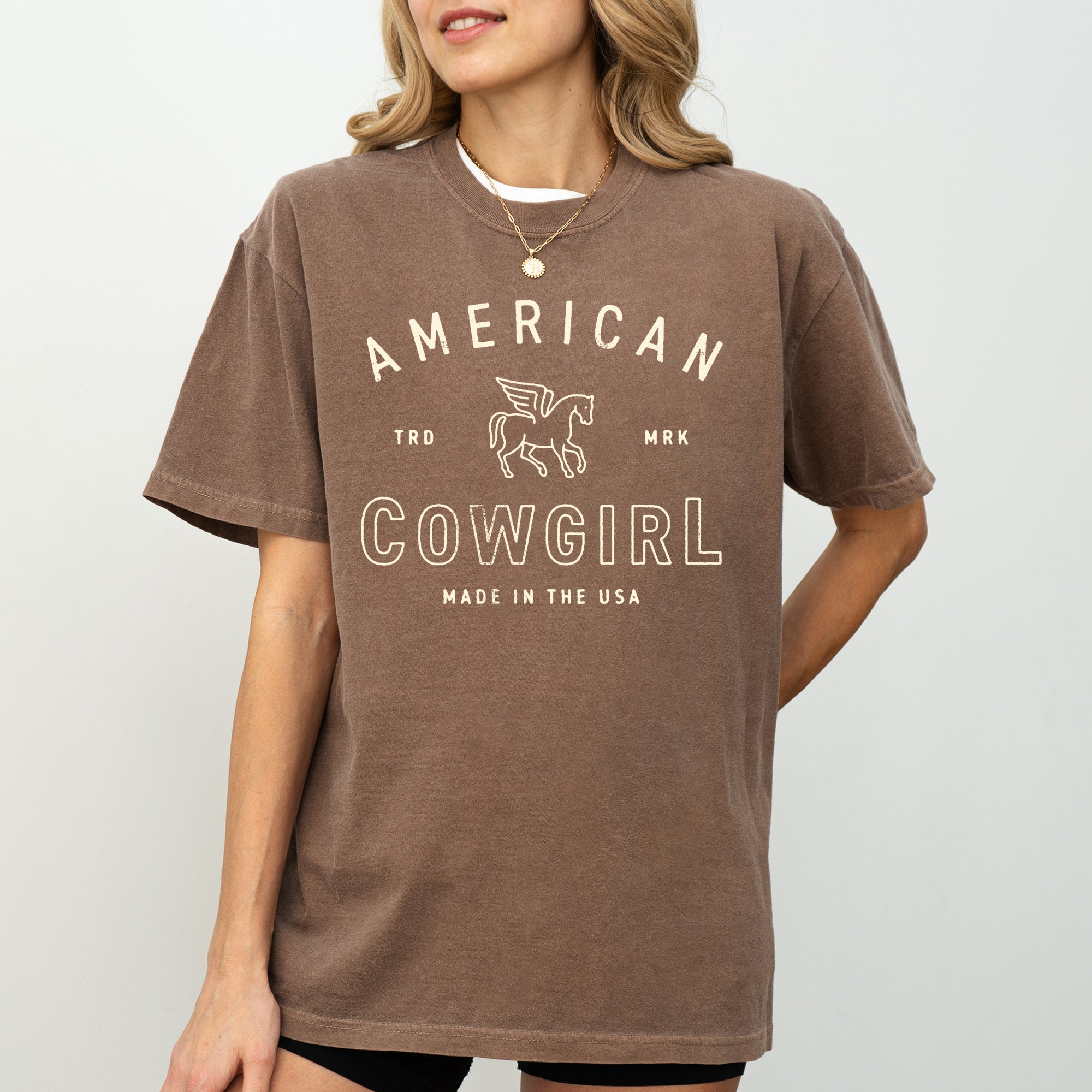 American Cowgirl, Retro, Western, Country, Classic, Vintage Shirt Comfort Colors T-Shirt