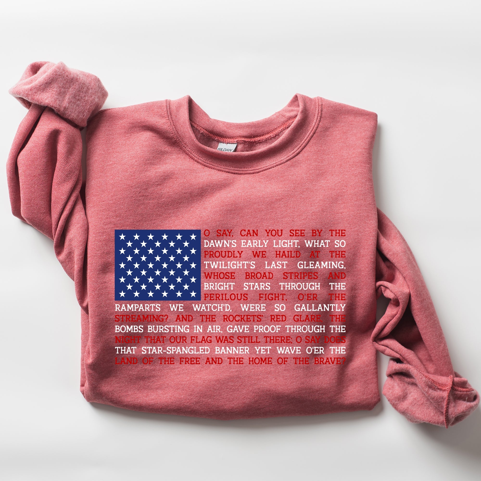 American Flag, Anthem, Patriotic, 4th of July Sweatshirt